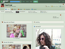 Tablet Screenshot of happiusagi.deviantart.com