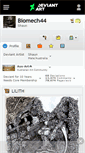 Mobile Screenshot of biomech44.deviantart.com