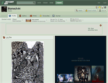 Tablet Screenshot of biomech44.deviantart.com