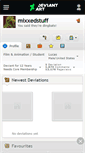 Mobile Screenshot of mixxedstuff.deviantart.com