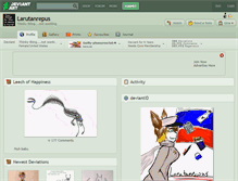 Tablet Screenshot of larutanrepus.deviantart.com