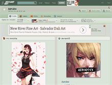 Tablet Screenshot of aeruko.deviantart.com