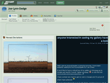 Tablet Screenshot of joe-lynn-design.deviantart.com