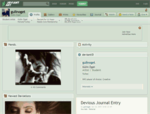 Tablet Screenshot of gulinoget.deviantart.com