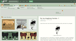 Desktop Screenshot of bearcoon.deviantart.com