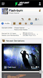 Mobile Screenshot of flash-burn.deviantart.com