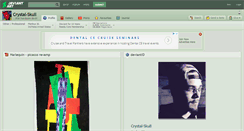 Desktop Screenshot of crystal-skull.deviantart.com