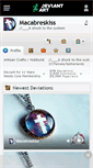 Mobile Screenshot of macabreskiss.deviantart.com