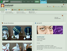 Tablet Screenshot of amethystag.deviantart.com