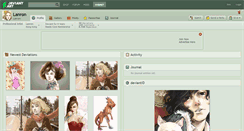 Desktop Screenshot of lanron.deviantart.com