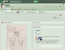 Tablet Screenshot of lupagirl.deviantart.com