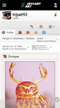 Mobile Screenshot of injust92.deviantart.com