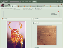 Tablet Screenshot of injust92.deviantart.com
