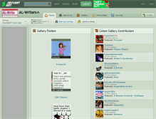Tablet Screenshot of al-writers.deviantart.com