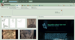 Desktop Screenshot of darthd302.deviantart.com