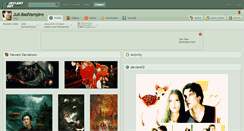 Desktop Screenshot of juli-badvampire.deviantart.com