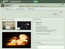 Tablet Screenshot of ngamer01.deviantart.com