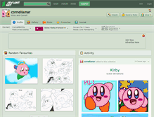 Tablet Screenshot of corneilamar.deviantart.com