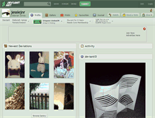 Tablet Screenshot of jessiejnr.deviantart.com