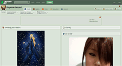 Desktop Screenshot of koyama-harumi.deviantart.com