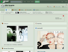 Tablet Screenshot of idiot-savante.deviantart.com