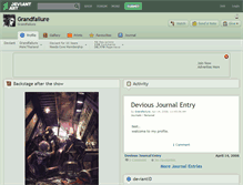 Tablet Screenshot of grandfailure.deviantart.com