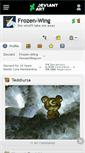 Mobile Screenshot of frozen-wing.deviantart.com