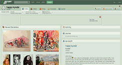Desktop Screenshot of happy-kyndal.deviantart.com