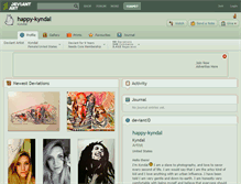Tablet Screenshot of happy-kyndal.deviantart.com
