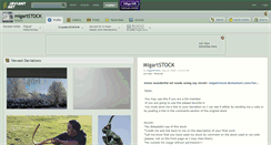 Desktop Screenshot of migartstock.deviantart.com