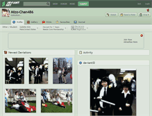Tablet Screenshot of mizo-chan486.deviantart.com