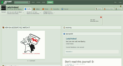 Desktop Screenshot of ladyundead.deviantart.com