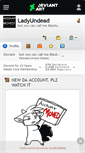 Mobile Screenshot of ladyundead.deviantart.com