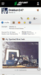 Mobile Screenshot of drakken247.deviantart.com