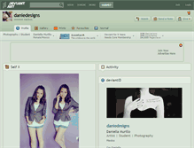 Tablet Screenshot of daniedesigns.deviantart.com