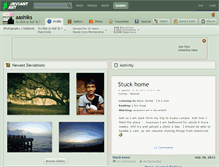 Tablet Screenshot of aashiks.deviantart.com