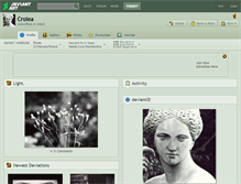 Tablet Screenshot of croiea.deviantart.com