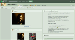 Desktop Screenshot of creed-keepers.deviantart.com