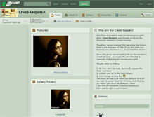 Tablet Screenshot of creed-keepers.deviantart.com