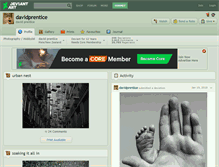 Tablet Screenshot of davidprentice.deviantart.com