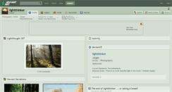 Desktop Screenshot of lightthinker.deviantart.com