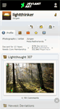 Mobile Screenshot of lightthinker.deviantart.com