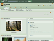 Tablet Screenshot of lightthinker.deviantart.com