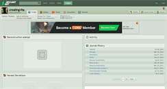 Desktop Screenshot of creatingvita.deviantart.com