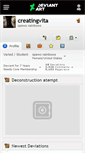 Mobile Screenshot of creatingvita.deviantart.com