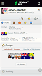 Mobile Screenshot of moon--rabbit.deviantart.com