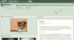 Desktop Screenshot of laurearien.deviantart.com