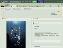 Tablet Screenshot of m232m.deviantart.com