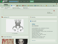 Tablet Screenshot of dobby.deviantart.com