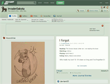Tablet Screenshot of invaderdakota.deviantart.com